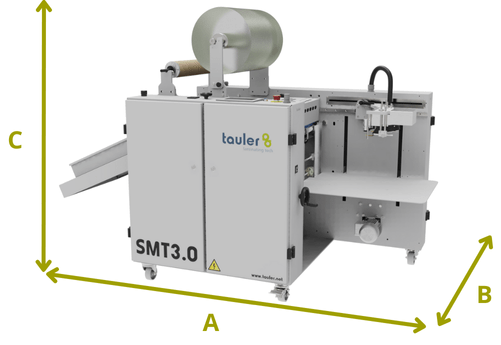 Laminating machine SMT3.0 dimensions